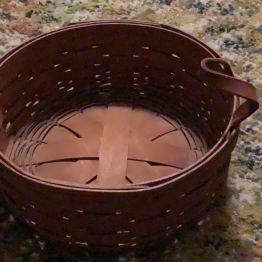 Longaberger Brown Rustic Accent Basket - Picture 3 of 3